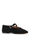 Steve Madden Dreaming Mary Jane Flat In Black Suede