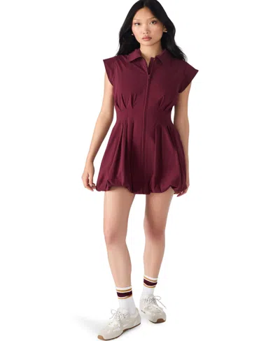 STEVE MADDEN WOMEN'S DYANNE BUBBLE-HEM MINI DRESS