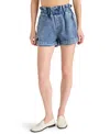 Steve Madden Women's Elare High-rise Cotton Denim Shorts In Acidwash Denim