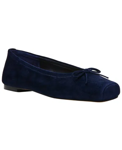 Steve Madden Women's Eleve Square Toe Ballet Flats In Blue
