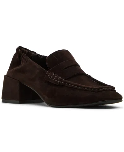 STEVE MADDEN WOMEN'S ESTE BLOCK-HEEL LOAFERS