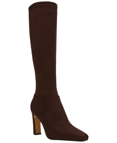 Steve Madden Women's Fior Knee High Dress Boots In Brown