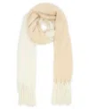 Steve Madden Women's Fringe Lofty Two-tone Scarf In White