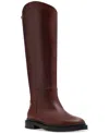 Steve Madden Gaige Boots Womens Us 9.5 Brown Leather Round Toe Knee High Zogg65 In Brown