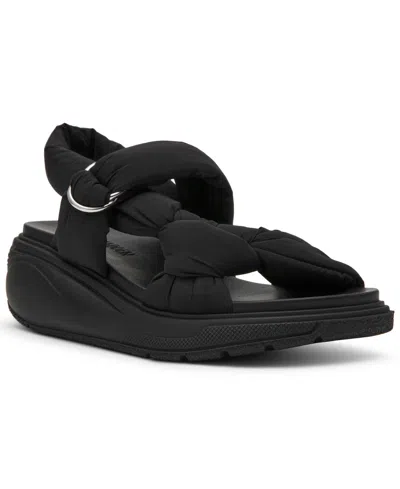 Steve Madden Women's Giles Sport Slingback Sandals In Black