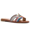 Steve Madden Women's Hadyn-s Square-toe Slide Sandals In Multi