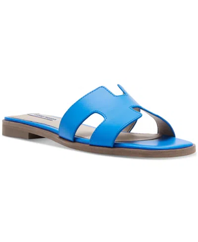 Steve Madden Women's Hadyn Slide Sandals In Bright Blue