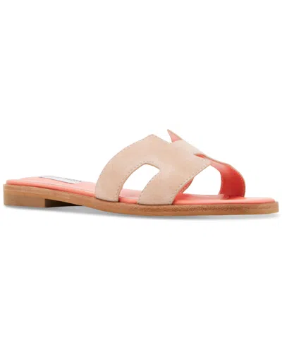 Steve Madden Women's Hadyn Slide Sandals In Coral Multi