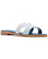 Steve Madden Women's Hadyn Slide Sandals In French Blue Multi