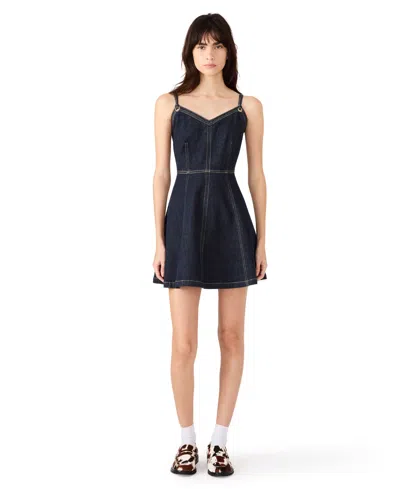 Steve Madden Women's Harley V-neck Dress In Blue