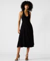 Steve Madden Hazel Halter Midi Dress In Black