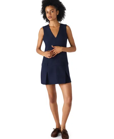 Steve Madden Women's Henley Sleeveless Dress In Blue