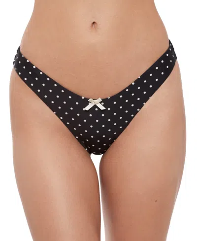 Steve Madden Women's Hipster Swim Bottoms In Black