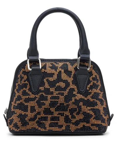 Steve Madden Women's Hope Embellished Mini Top Handle Bag In Animal Print