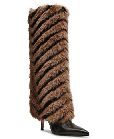 Steve Madden Women's Icon Knee-high Stiletto Dress Boots In Multi