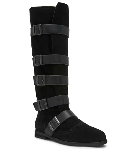 Steve Madden Women's Indio Tall Belted Boots In Black