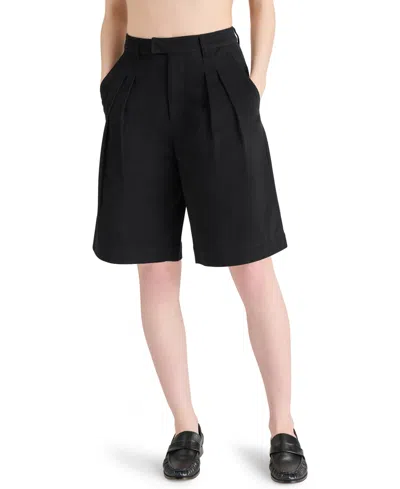 STEVE MADDEN WOMEN'S IVANA PLEATED BERMUDA SHORTS