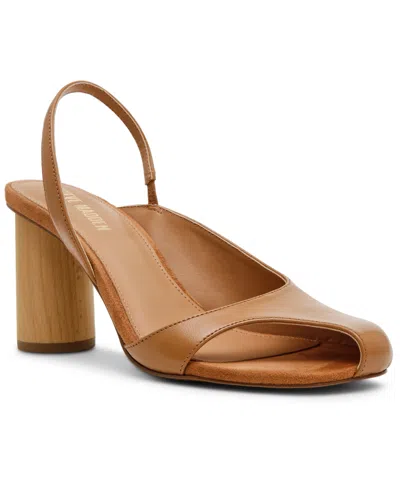Steve Madden Women's Janine Hooded Slingback Pumps In Brown