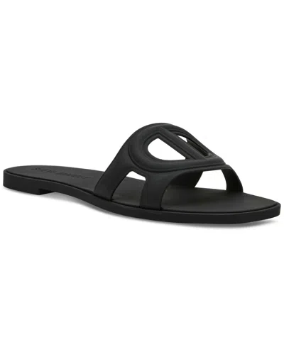 Steve Madden Women's Jellie Jelly Slide Sandals In Black