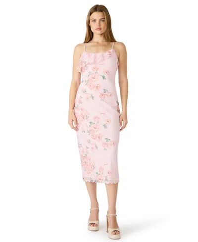 Steve Madden Women's Juliany Printed Dress In Pink