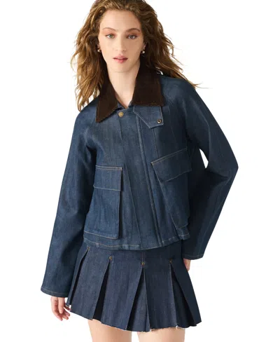 STEVE MADDEN WOMEN'S JUSTINA COLLARED JACKET