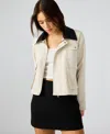 Steve Madden Barn Jacket In White
