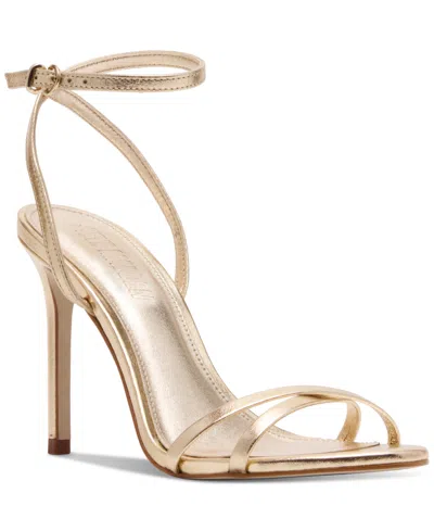 Steve Madden Women's Jypsey Strappy High-heel Dress Sandals In Gold Metallic