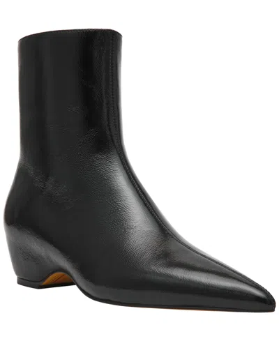 Steve Madden Women's Karlson Sculpted Wedge Booties In Black Shiny