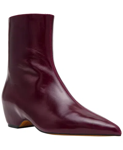 Steve Madden Women's Karlson Sculpted Wedge Booties In Burgundy Shiny