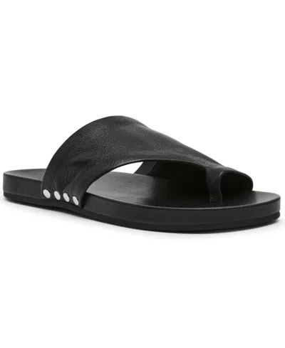 Steve Madden Kessey Slide Sandal In Black