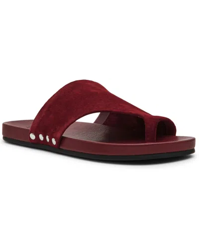 Steve Madden Women's Kessey Hooded Toe-ring Slip-on Sandals In Brown