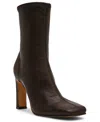Steve Madden Women's Khelan Blade-heel Stretch Dress Booties In Brown