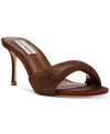Steve Madden Kieran Sandal In Brown Rhinestone