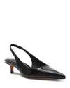 Steve Madden Kittie Slingback Pointed Toe Kitten Heel Pump In Black