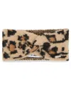 Steve Madden Women's Knit Leopard Ear Warmer In Brown