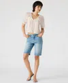 Steve Madden Lana Lace Pintuck Crop Top