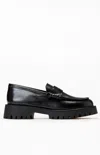 Steve Madden Langsten Platform Penny Loafer In Black