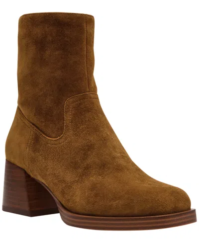 STEVE MADDEN WOMEN'S LATCHES BLOCK HEEL BOOTIES