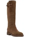 Steve Madden Women's Leary Wide-calf Tall Boots In Taupe Suede