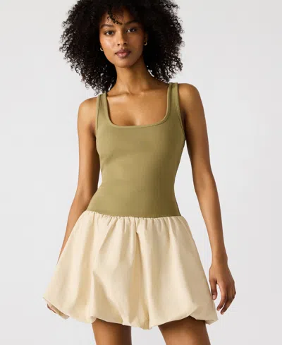 Steve Madden Women's Linnea Mixed-media Mini Dress