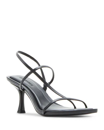 Steve Madden Women's Locke Strappy Asymmetrical High Heel Sandals