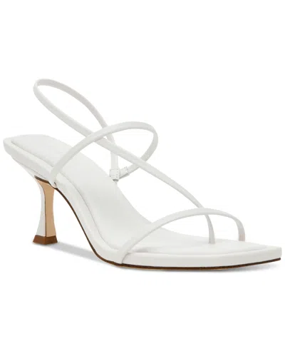 STEVE MADDEN WOMEN'S LOCKE STRAPPY MID-HEEL DRESS SANDALS