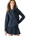 Steve Madden Women's Long Sleeve Bow Tie Shirt In Purple