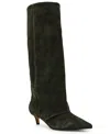 Steve Madden Luca Kitten Heel Knee High Boot In Brown