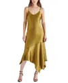 Steve Madden Women's Lucille Satin Slip Dress In Green