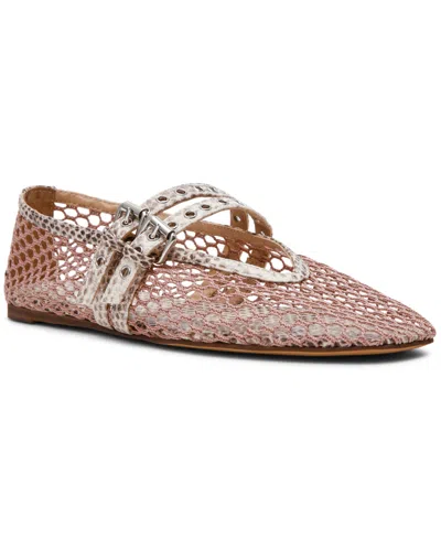 Steve Madden Lucia Mary Jane Flat In Brown