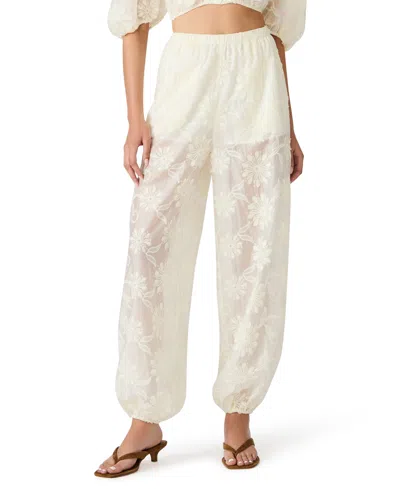 Steve Madden Women's Lyocell-blend Alexondria Pants In White