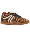 Steve Madden Madrid Metallic Low Top Sneaker In Leopard Multi