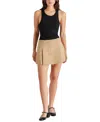 Steve Madden Maeron Pleated Skort In Dusty Taupe