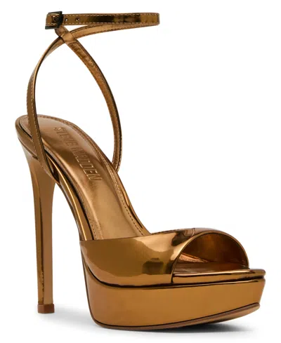 Steve Madden Women's Maiden Platform Dress Sandals In Gold
